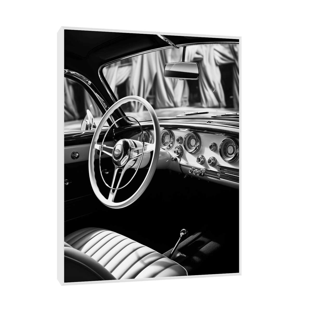 Vintage car interior lll - ArtDeco Canvas