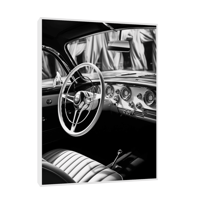 Vintage car interior lll - ArtDeco Canvas