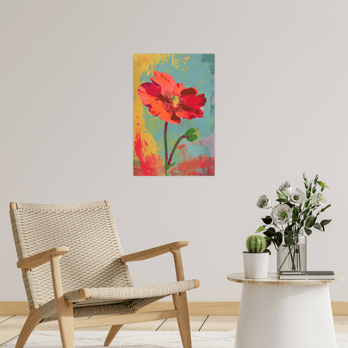 Waiting for the bloom - ArtDeco Canvas