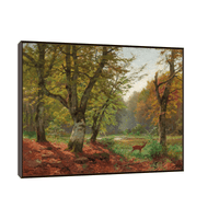 Waldsee, Heinrich Böhmer - ArtDeco Canvas