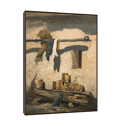 Wall of a house, Olga Wisinger-Florian - ArtDeco Canvas