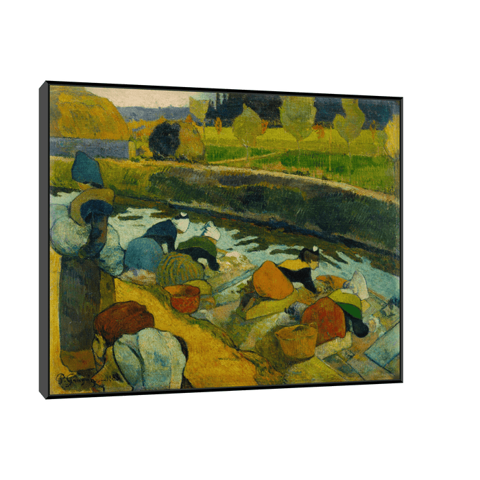 Washerwomen, Paul Gauguin - ArtDeco Canvas