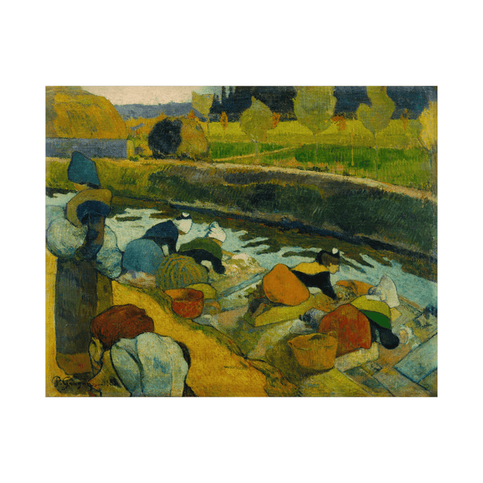 Washerwomen, Paul Gauguin - ArtDeco Canvas