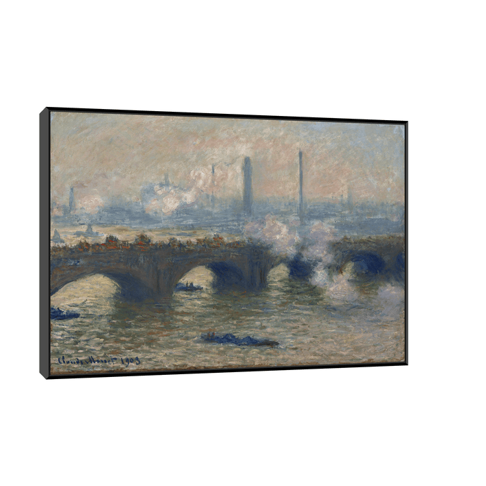 Waterloo Bridge, Claude Monet - ArtDeco Canvas