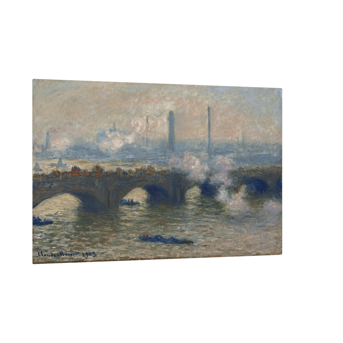 Waterloo Bridge, Claude Monet - ArtDeco Canvas