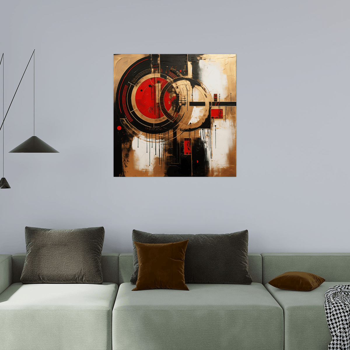 Wheels of time - ArtDeco Canvas