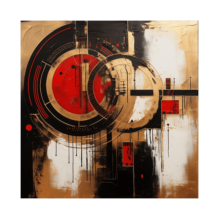 Wheels of time - ArtDeco Canvas