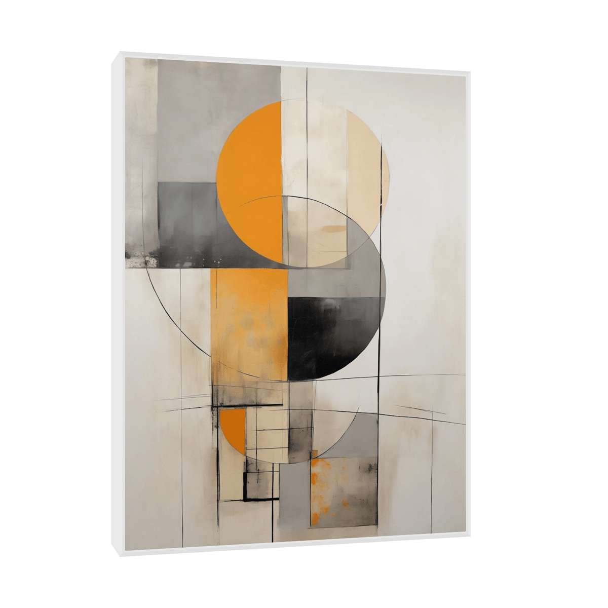 Whispers of Linearity - ArtDeco Canvas