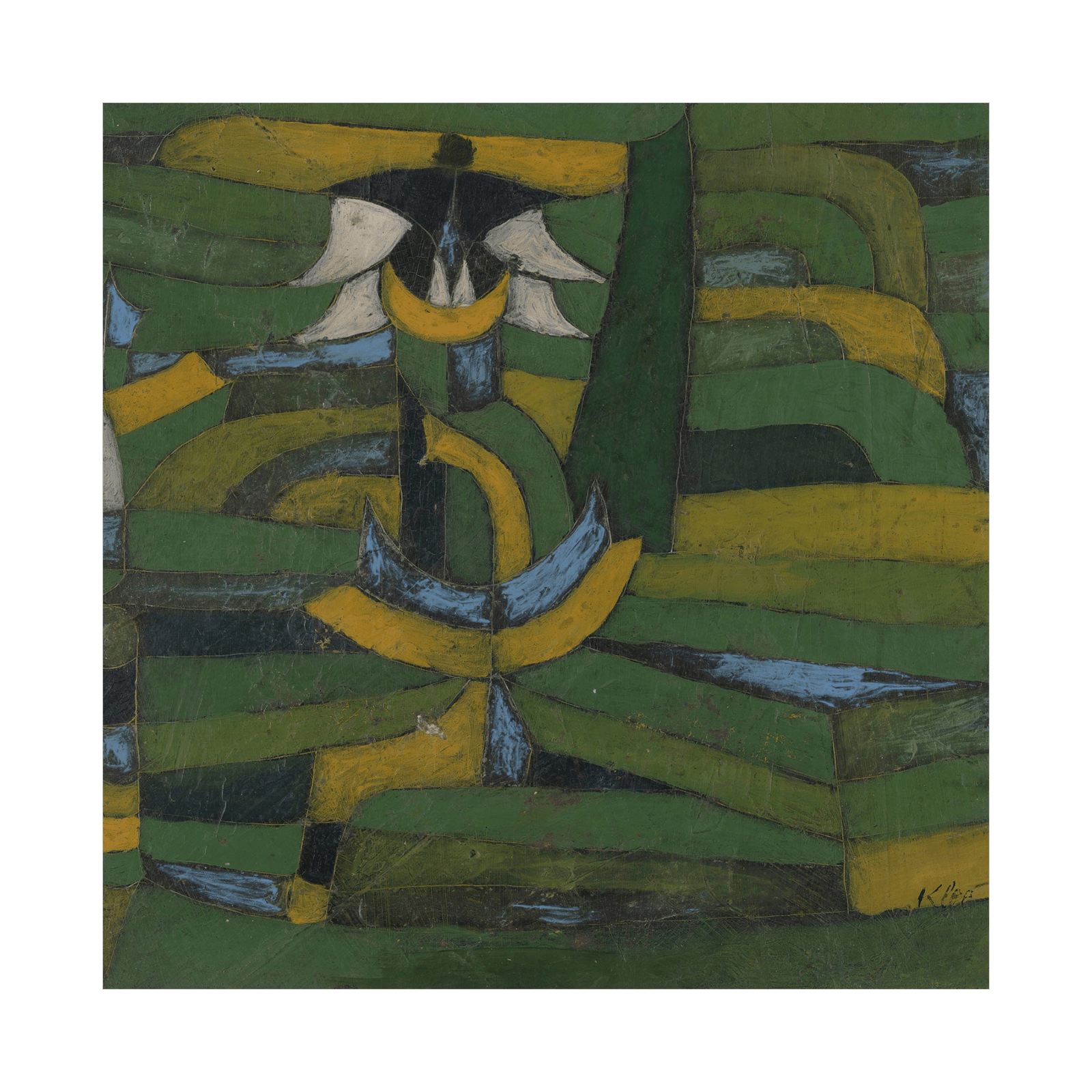 White Blossom in the Garden, Paul Klee - ArtDeco Canvas