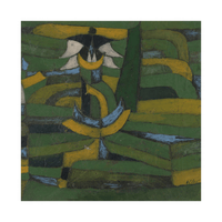 White Blossom in the Garden, Paul Klee - ArtDeco Canvas