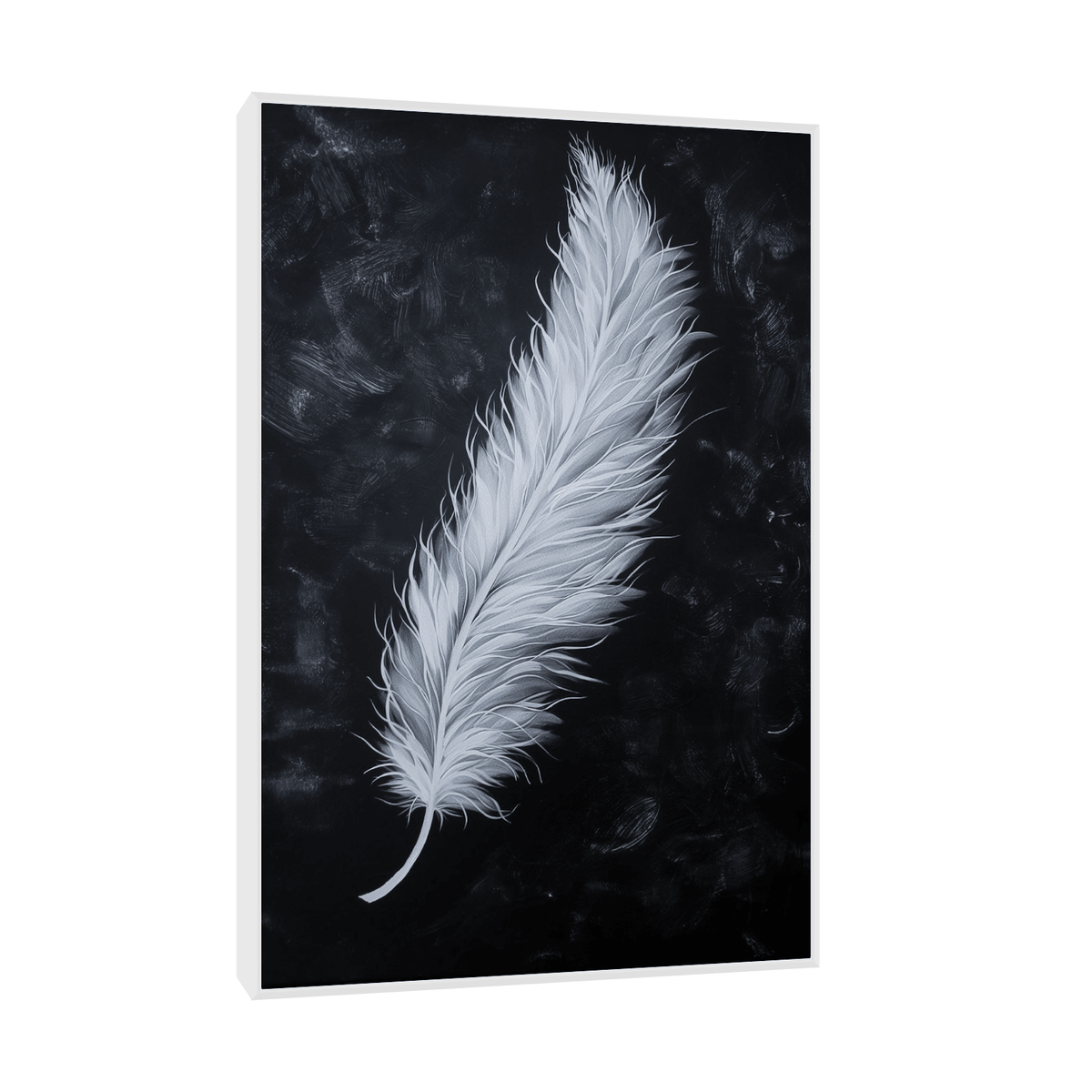 White feather ll - ArtDeco Canvas