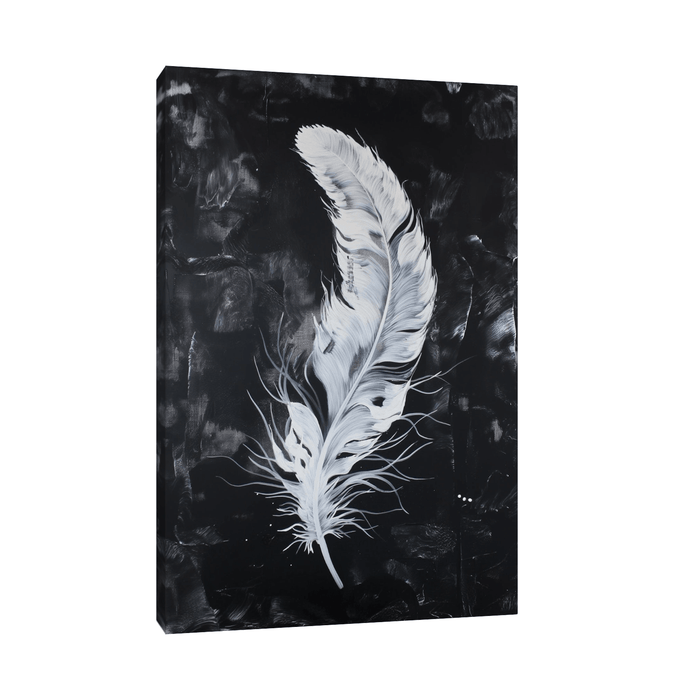 White feather lll - ArtDeco Canvas