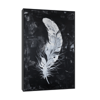 White feather lll - ArtDeco Canvas