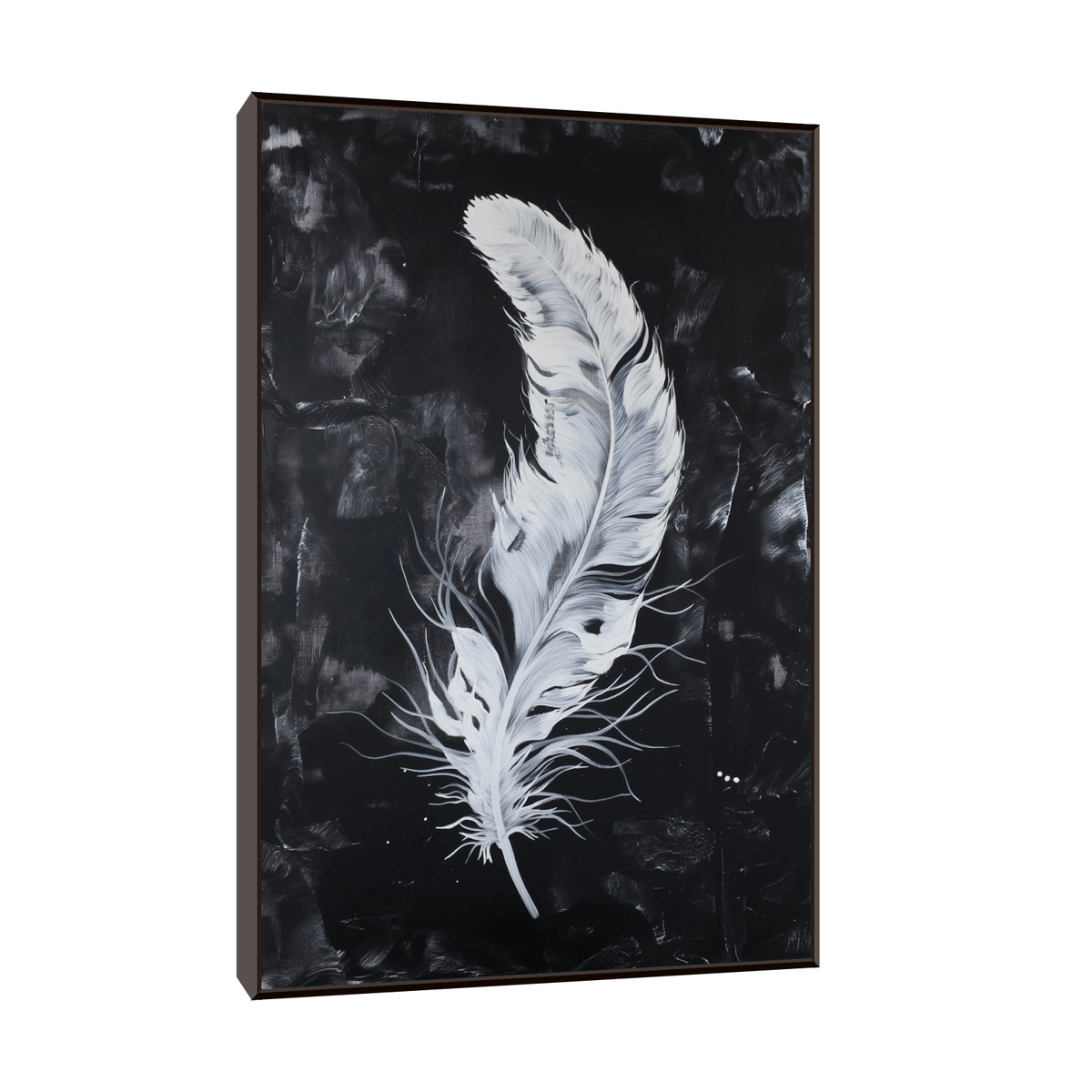 White feather lll - ArtDeco Canvas