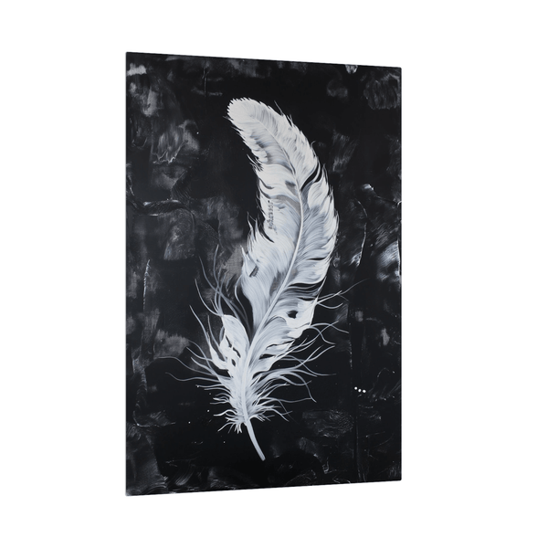 White feather lll - ArtDeco Canvas