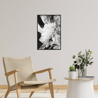 White flower closeup - ArtDeco Canvas