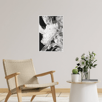 White flower closeup - ArtDeco Canvas