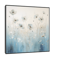 White flowers falling - ArtDeco Canvas