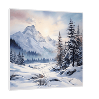 Winter morning on the mountain - ArtDeco Canvas