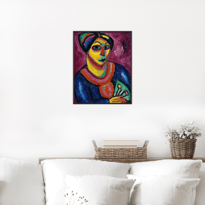 Woman With a Green Fan, Alexej von Jawlensky - ArtDeco Canvas