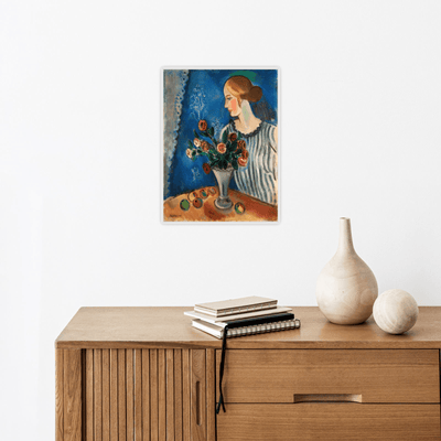 Woman and Still Life, Gösta Sandels - ArtDeco Canvas