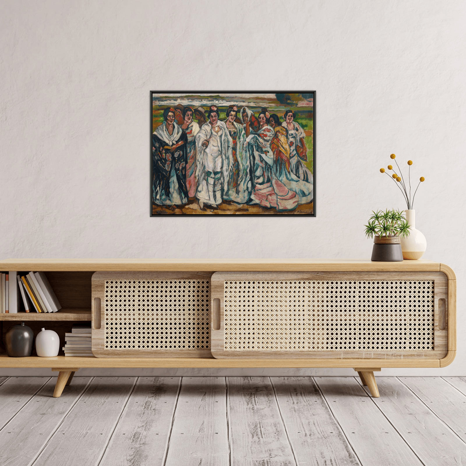 Women in the countryside, Francisco Iturrino - ArtDeco Canvas