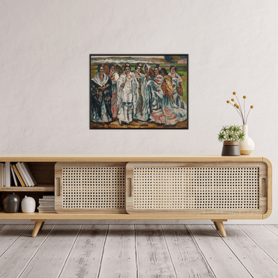 Women in the countryside, Francisco Iturrino - ArtDeco Canvas
