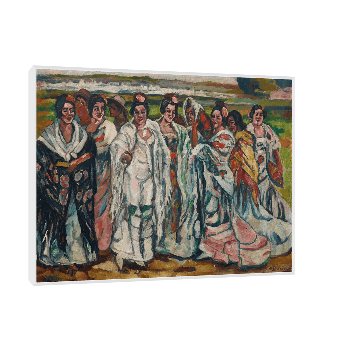 Women in the countryside, Francisco Iturrino - ArtDeco Canvas