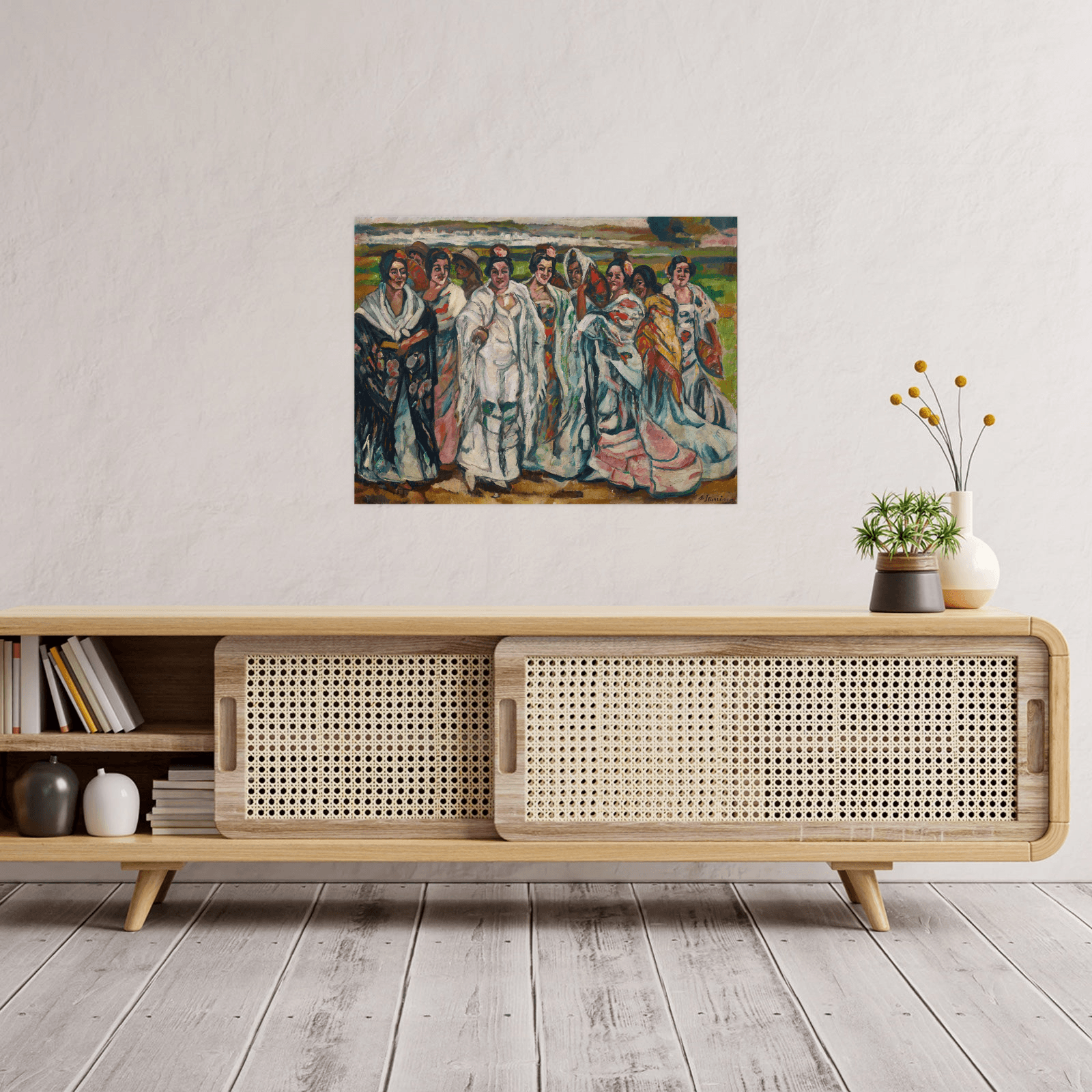 Women in the countryside, Francisco Iturrino - ArtDeco Canvas