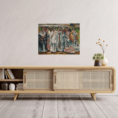 Women in the countryside, Francisco Iturrino - ArtDeco Canvas