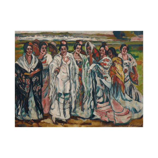 Women in the countryside, Francisco Iturrino - ArtDeco Canvas