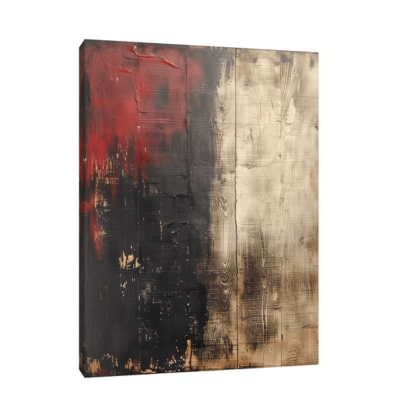 Wooden wall painted - ArtDeco Canvas