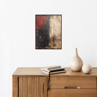 Wooden wall painted - ArtDeco Canvas