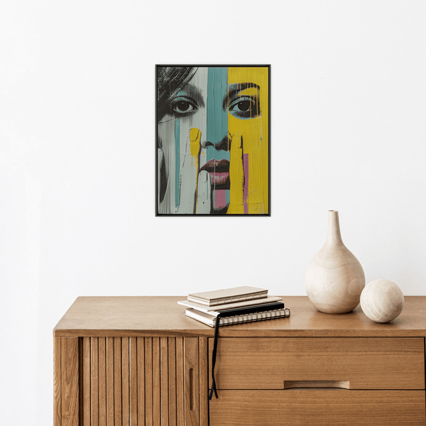 Worried girl - ArtDeco Canvas