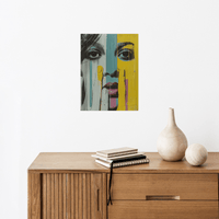 Worried girl - ArtDeco Canvas