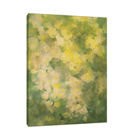 Yellow & Pink flowers - ArtDeco Canvas