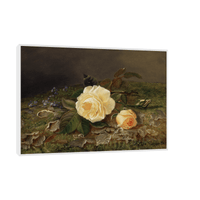 Yellow Roses, Frants Diderik Bøe - ArtDeco Canvas