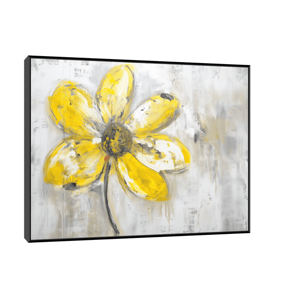 Yellow daisy - ArtDeco Canvas