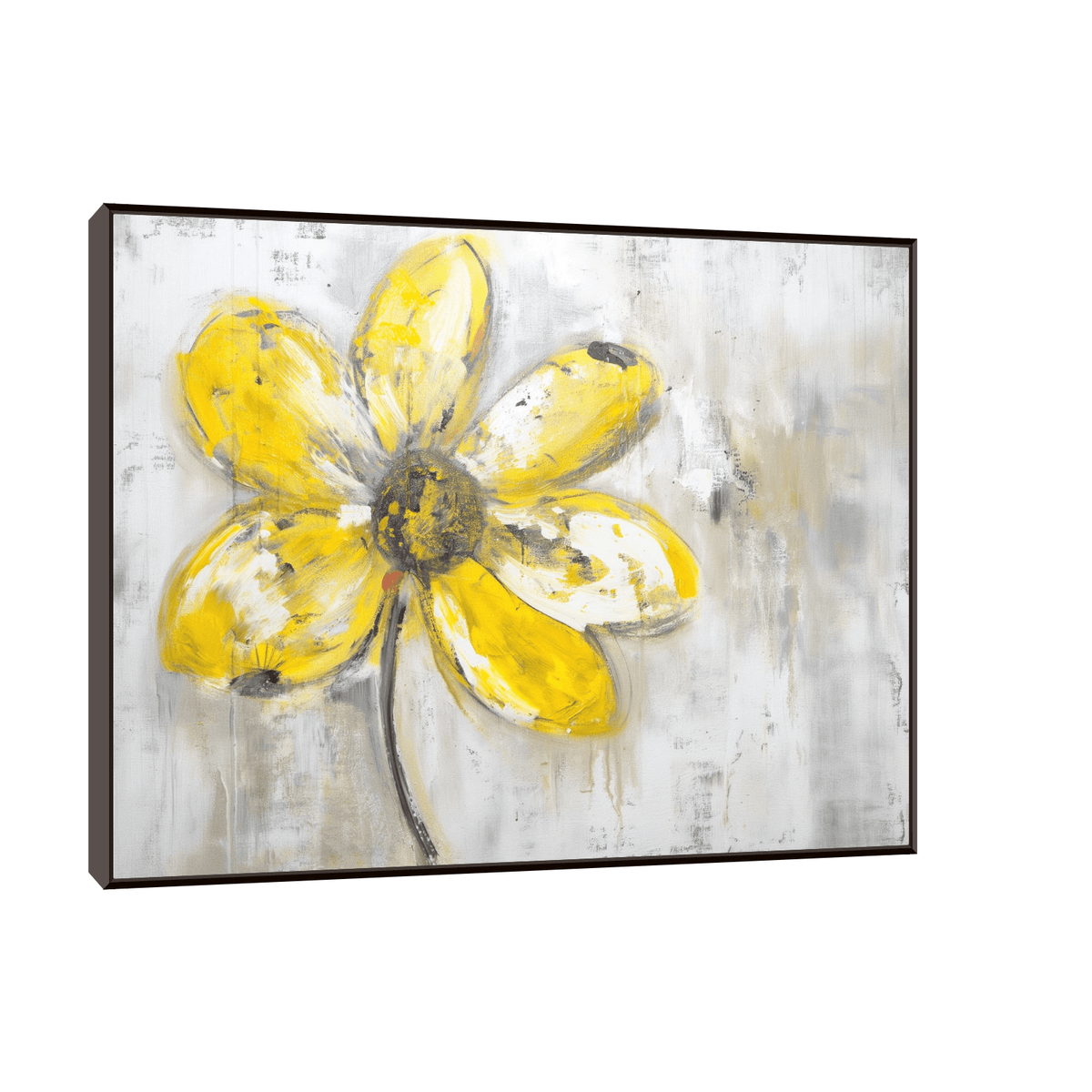 Yellow daisy - ArtDeco Canvas