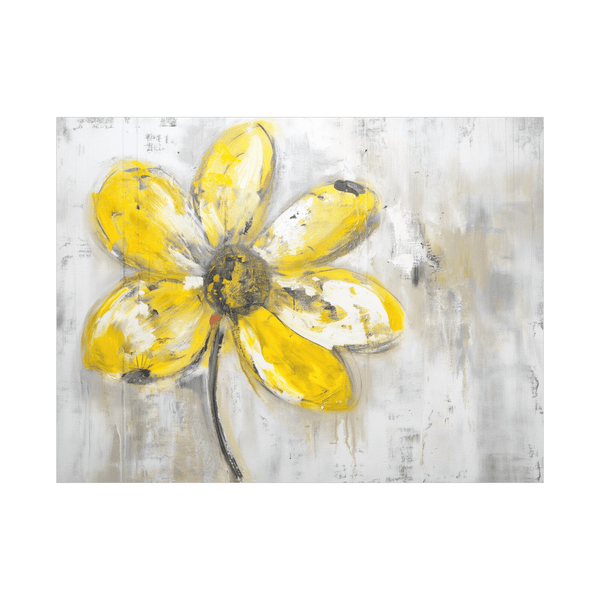 Yellow daisy - ArtDeco Canvas