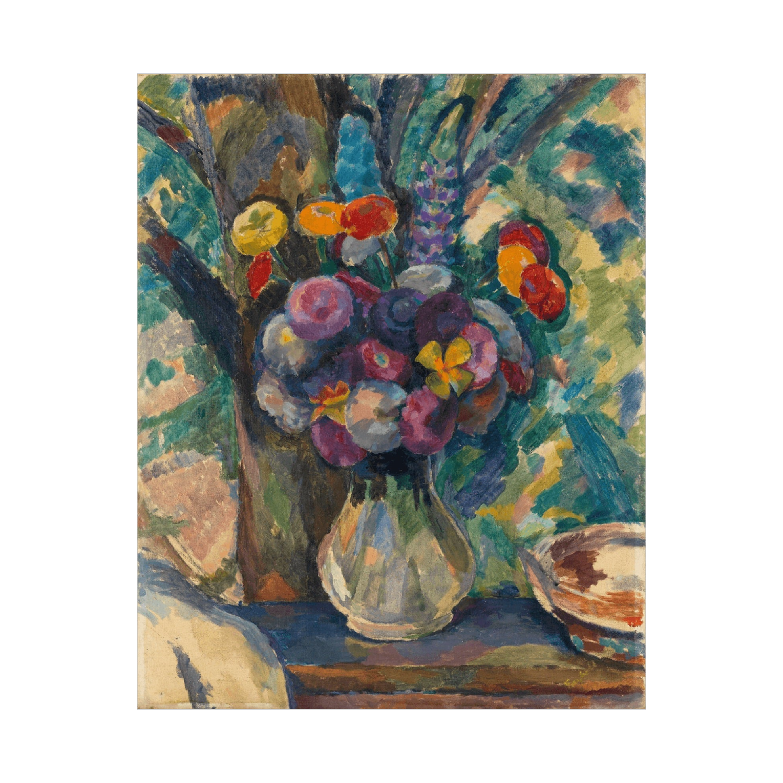 Zinnias, Edmund Conrad